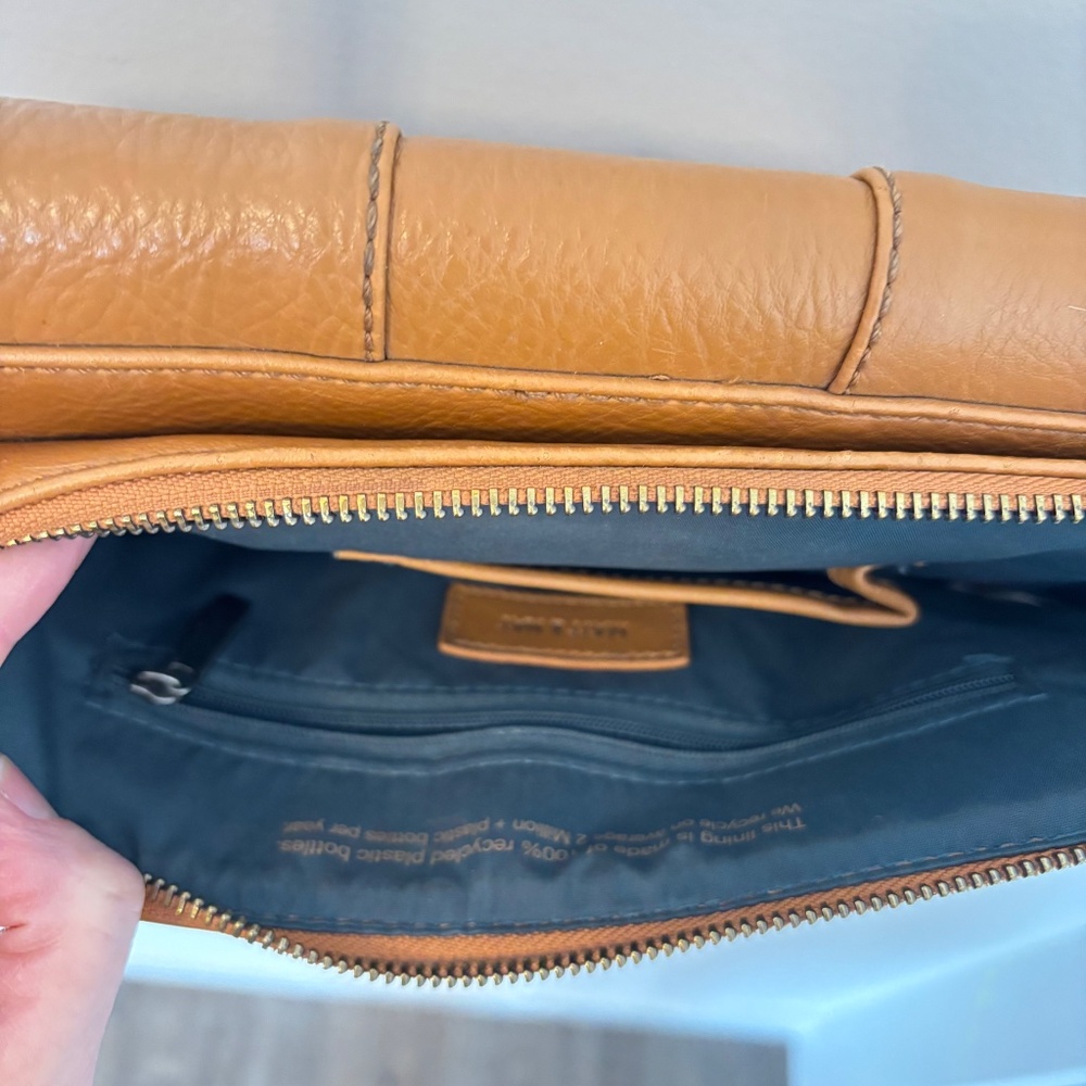 Matt and Nat Eeha Vegan Crossbody Bag Caramel/Tan - Picture 9 of 13